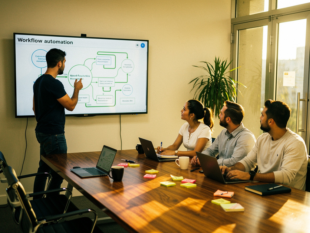 Equipo integrando inteligencia artificial en su operación